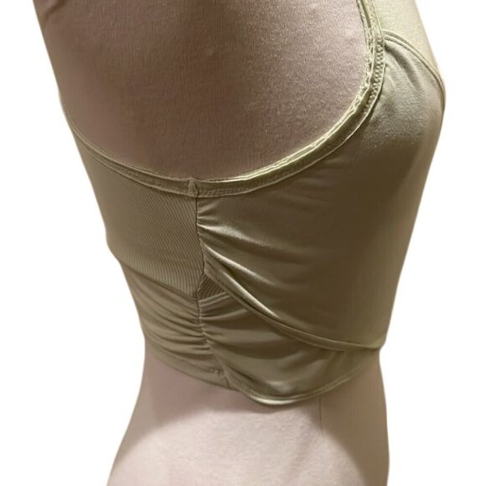 Free People Movement Just My Type Pastel Green Ribbed Crop Top - Picture 7 of 10